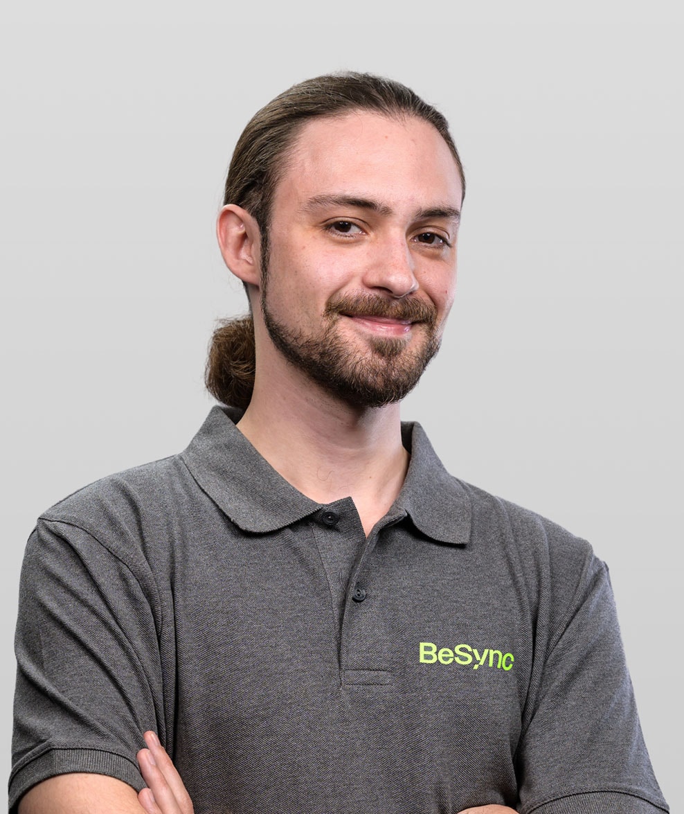 Aaron Huber, ICT specialist in training BeSync AG